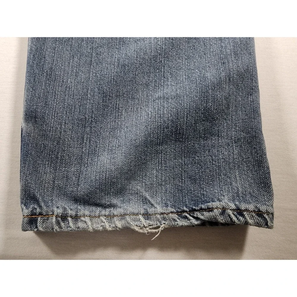 Carhartt Jeans Mens 40x34 Relaxed Fit Straight‎ Leg Denim Workwear Trashed Stain